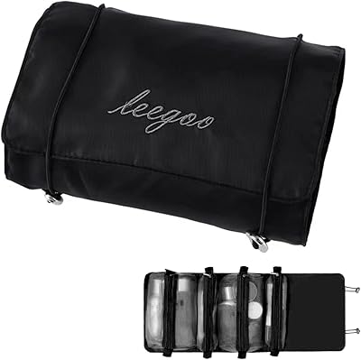 Trousse de toilette pour femmes, organisateur d'essentiels de voyage, trousse de maquillage suspendue