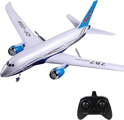 Lbkr tech prêt à voler avion rc 3 canaux b787 pour enfants garçons