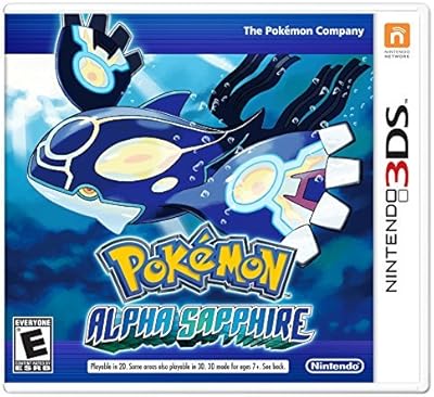 Nintendo pokémon alpha saphir 3ds