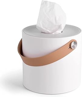 Support de boîte à mouchoirs, distributeur de mouchoirs en plastique castwave au design