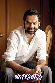 Cahier ligné vierge abhay deol pour les fans, faites-en une jolie idée cadeau