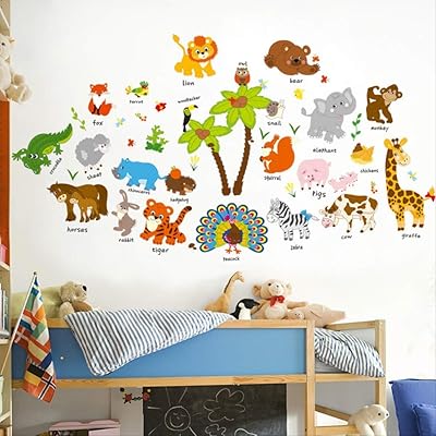 Autocollant mural créatif zd-dz, autocollants pour l'école préscolaire des enfants, décoration de salle