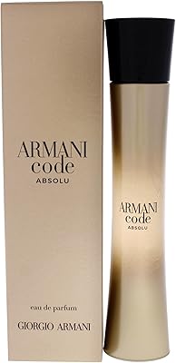 Giorgio armani code absol, eau de parfum pour femme, 75 ml