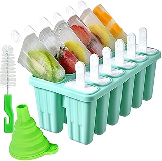 Moules à glace en silicone réutilisables et faciles à démouler, 10 pièces