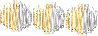 Pinces à cheveux en métal vierge 48 pièces, accessoires de pinces à grenouille