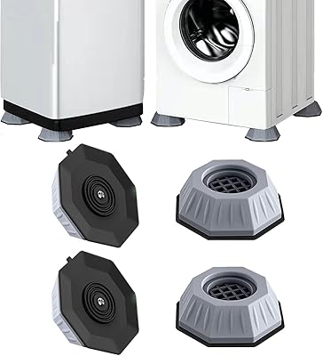 Coussins de pieds en caoutchouc anti-vibrations pour machine à laver, coussinets de nivellement