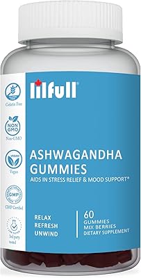 Complément alimentaire lilvol ashwagandha 1200 mg saveur de baies mélangées 60