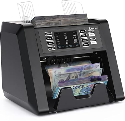 Compteur d'argent kashtech n70, comptage de valeurs multi-devises, détection de contrefaçon 2cis/uv/mg/ir, lecture