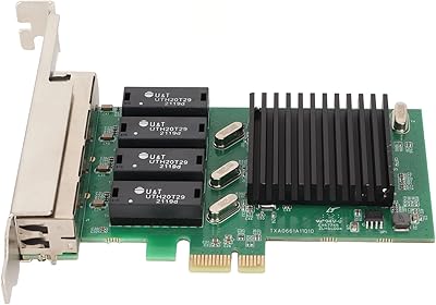 Carte réseau pcie gigabit 4 ports adaptateur ethernet pci express 1000