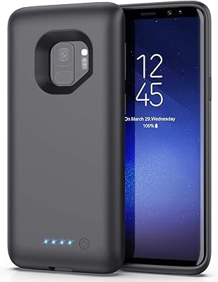 Coque de batterie idashine pour samsung galaxy s9, 【6000mah haute capacité】 étui