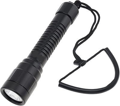 Lampes de poche ashwam torche de plongée sous-marine lumen tête mécanique torsion