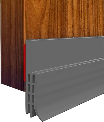 Bande d'insonorisation triangulaire sous porte pour portes extérieures/intérieures, bande de balayage sous porte