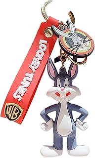 Porte-clés en silicone avec motif bugs rabbit multicolore osfm osfm
