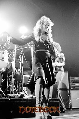 Cahier : carnet stevie nicks ligné large, 6 x 9, 100 pages |