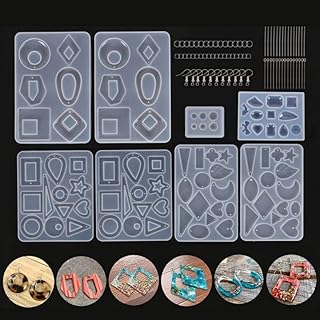 Kit d'accessoires de bijoux en silicone époxy pour la fabrication de colliers pendentifs