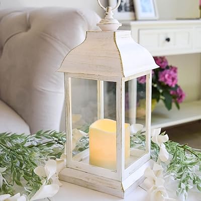 6 pièces lumières décoratives led, kate aspen blanc antique décor à la maison