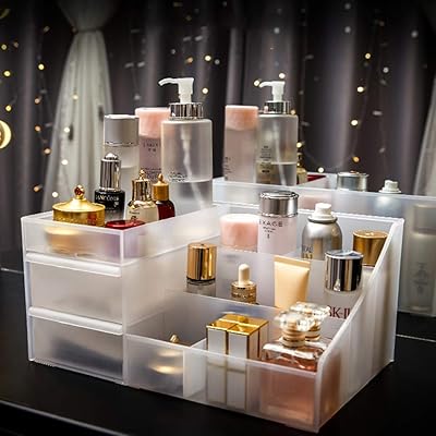 Boîte de rangement de bijoux en acrylique support pour organisateur de maquillage
