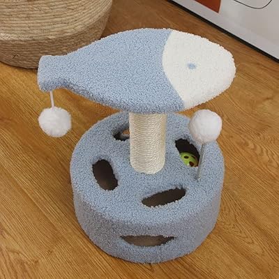 Griffoir pour chat arbre à chat d'intérieur griffoir en sisal naturel avec trou