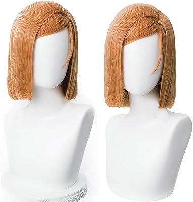 Perruque de cosplay orange bob pour jujutsu kaisen, perruque d'halloween de style anime probiotique résistante à la chaleur (orange kugisaki nobara). Simplifiez vos achats avec Diaytar, le e-commerce nouvelle génération