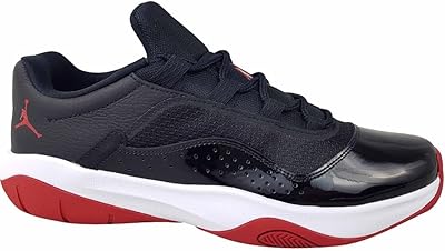 Chaussure de sport air jordan 11 cmft low pour homme, noir/blanc-rouge (dm0844 005)