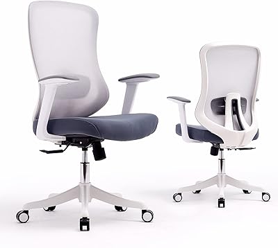 Chaise de bureau ergonomique en maille à dossier haut pour la maison