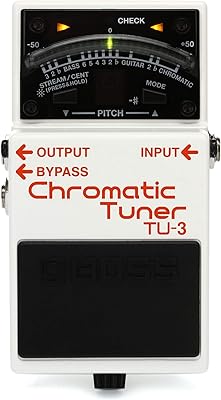 Pédale d'accordeur de guitare chromatique boss tu-3