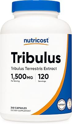Extrait de nutricost tribulus terrestris 1500 mg, 240 gélules - 40 %