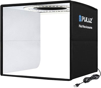 Kit softbox pliable portable pour régler l'éclairage photo avec 12 arrière-plans colorés