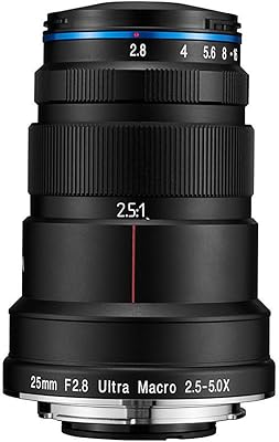 Objectif plein format venus laowa 25 mm f 2.8 25-5x ultra macro