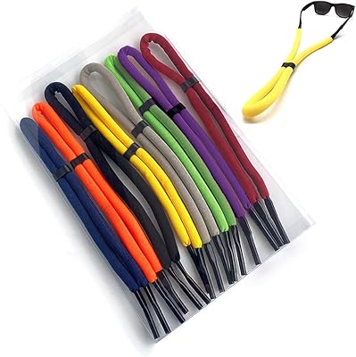 Sangle de lunettes de soleil flottantes, paquet de 8 pièces, lunettes de sécurité