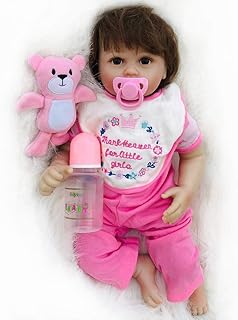Poupées bébé fille réalistes au toucher doux de 20 pouces, corps lesté, nom