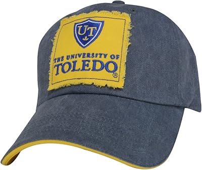 Casquette de baseball non structurée à 6 panneaux helm of toledo university