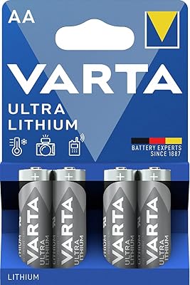 Piles au lithium varta minion aa lr06 (paquet de 4) - parfaites