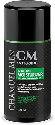 Crème visage anti-âge pour hommes avec 2,5% de rétinol - crème hydratante