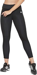 Pantalon de sport skinny longueur cheville pour femme (ab0043a13_black_taille l), noir, l
