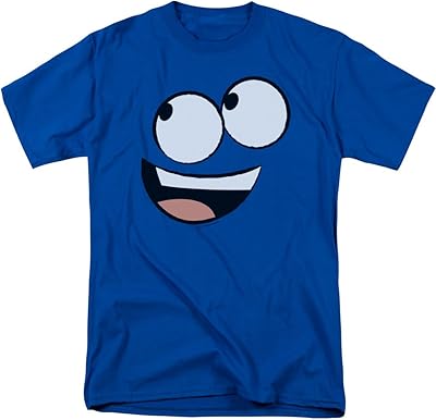 تي شيرت للبالغين من foster's home for imaginary friends bloo face cartoon network