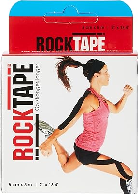 Ruban de kinésiologie rocktape unisexe std beige rouleau non coupé de 5