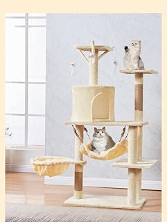 Arbre à chat d'intérieur tour d'arbre chat lit pour griffoirs en sisal la maison