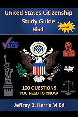 Guide d'étude sur la citoyenneté américaine - hindi : 100 questions à connaître