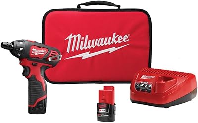 Jeu de tournevis sans fil hexagonaux m12 milwaukee's 2401-22 avec batterie lithium-ion 12