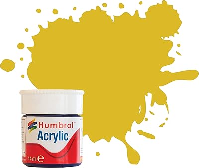 Peinture acrylique humbrol n° ab0168, 14 ml 168 chanvre satiné