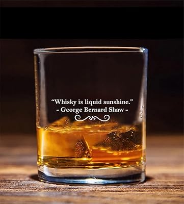 Cadeau à whisky qbta design verre gravé citations sur le d'anniversaire amusant