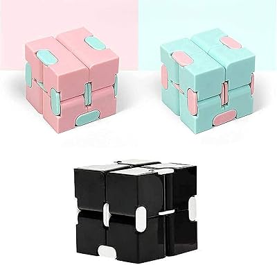 Jouet cube sensoriel sadasd infinity fidget pour adultes et enfants pour soulager le stress,