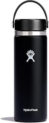 Hydro flask bouteille d'eau 591 ml (20 oz) isolée sous vide en acier