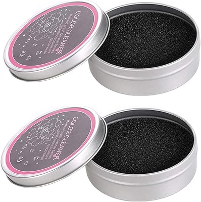 Kit de nettoyage de pinceaux de maquillage, ensemble d'éponges à retrait rapide