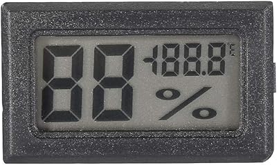 Hygromètre numérique dorall, thermomètre constant ultra précis, conception compacte, pour incubateurs domestiques (noir)