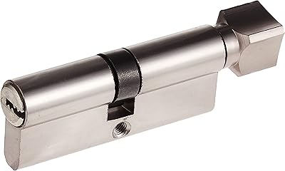 Cylindre de serrure de porte msm 70 mm, un côté pour clé