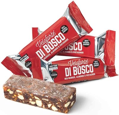Barre protéinée énergétique entièrement naturelle veloforte di bosco baies et amandes