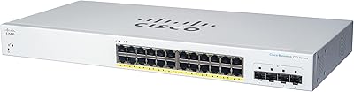 Commutateur intelligent cisco business cbs220-24t-4g | 24 ports ge sfp 4x1g