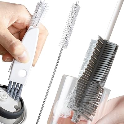 Ensemble de brosses de nettoyage de biberons, brosses de nettoyage en silicone à